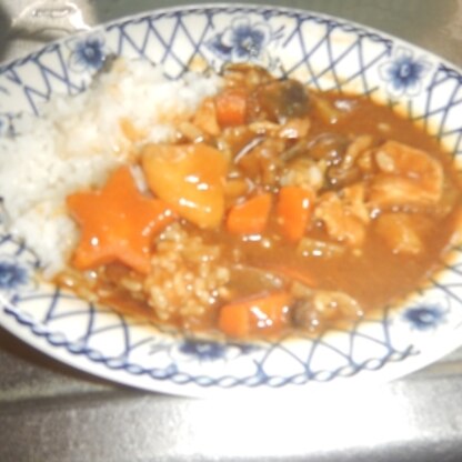 本格カレーが簡単にできました。美味しかったです。